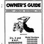 Mtd 5.5 Hp Chipper Shredder Manual