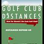 Golf Club Distance Chart Beginner