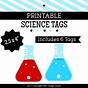 Science Project Printable Labels