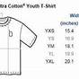 Gildan Youth Size Chart 7/8