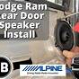 Dodge Ram 1500 Front Door Speaker Size