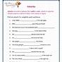 English Adverb Worksheet 12th Grade