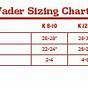 Youth Waders Size Chart