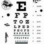 Eye Chart 20/40 Line