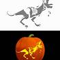 Free Dinosaur Pumpkin Carving Stencil