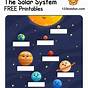 Solar System Worksheets Free Pdf