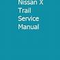 Nissan X Trail Manual Download