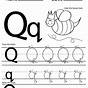 Printable Letter Q Worksheets For Preschoolers