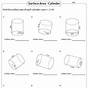 Finding Surface Area Of Cylinders Worksheet