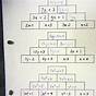 Math Pyramid Worksheet Answers Combining Like Terms Pyramid 