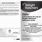 Weight Watchers Scales Instructions