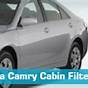 2011 Toyota Camry Cabin Filter