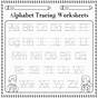 Printable Worksheets For Kindergarten Alphabet