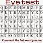 Abc Chart For Eye Test