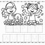 Fall Cut And Paste Printables