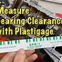 How To Measure Engine Bearing Clearance