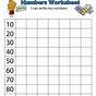 Count By 10s Kindergarten Worksheet