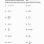 Exponent Power Rule Worksheets