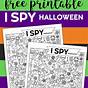 Halloween I Spy Worksheets