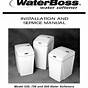 Water Boss Model 900 Manual