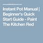 Instant Pot Instructions Manual