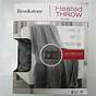Brookstone Heated Blanket Manual