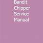 Bandit Chipper Service Manual