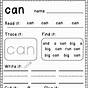 Pre Kindergarten Sight Words Worksheet