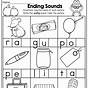 Free Ending Sounds Worksheets