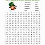 St Patrick's Day Word Search Printable
