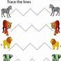 Fine Motor Skills Tracing Lines Worksheets