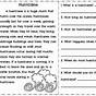 Hurricane Reading Comprehension Worksheet