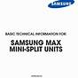 Samsung Mini Split Manual Operation