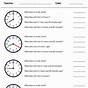 Maths Time Worksheets