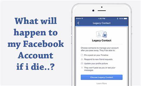 apa yang bisa dilakukan legacy contact dengan akun facebook seseorang