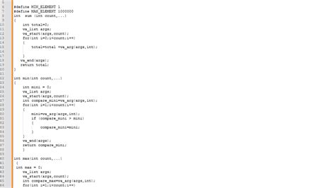 Variadic function II