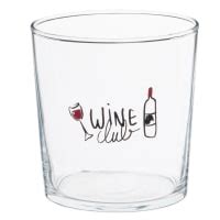 Vaso de vidrio antracita 8x10 cm Charcoal | Maisons du Monde