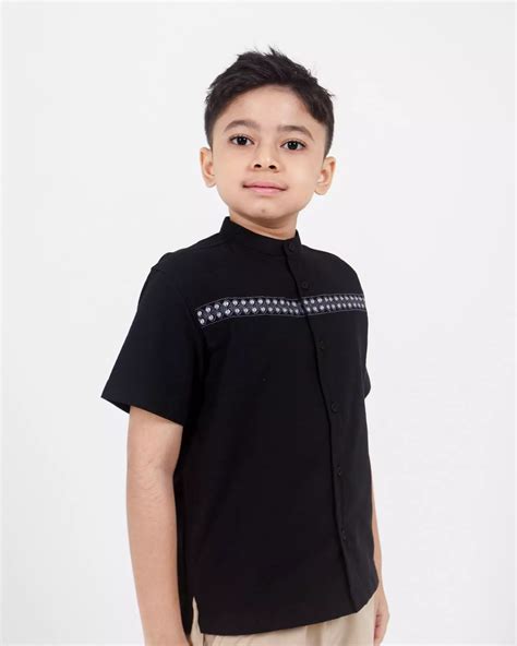 Jual AMK AMK Kemeja Koko Anak Laki-laki Lengan Pendek Jr KK Mahrez Ss ...