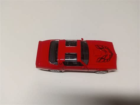 1978 Pontiac Firebird 1/32 Scale Red Model Car 5056 JFL Pullback And Go ...