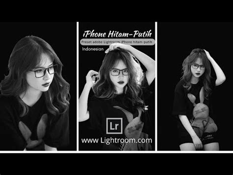 filter hitam putih lightroom