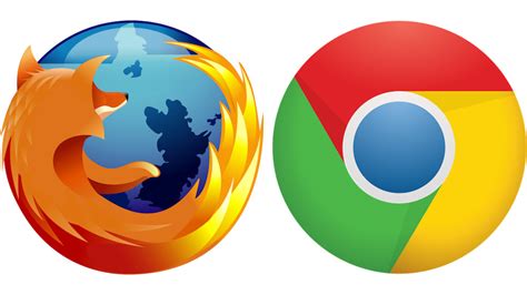 Logo Google Crome dan Firefox