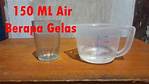 Ukuran yang Praktis Aqua Gelas 150 ml