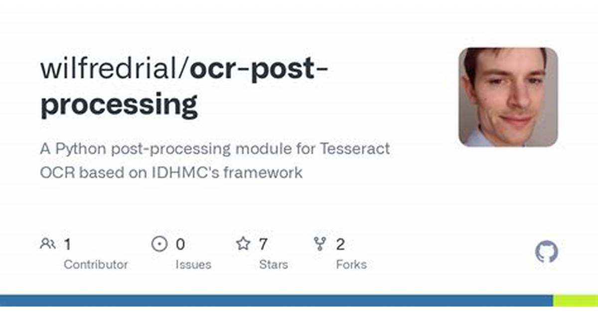 OCR Post-processing