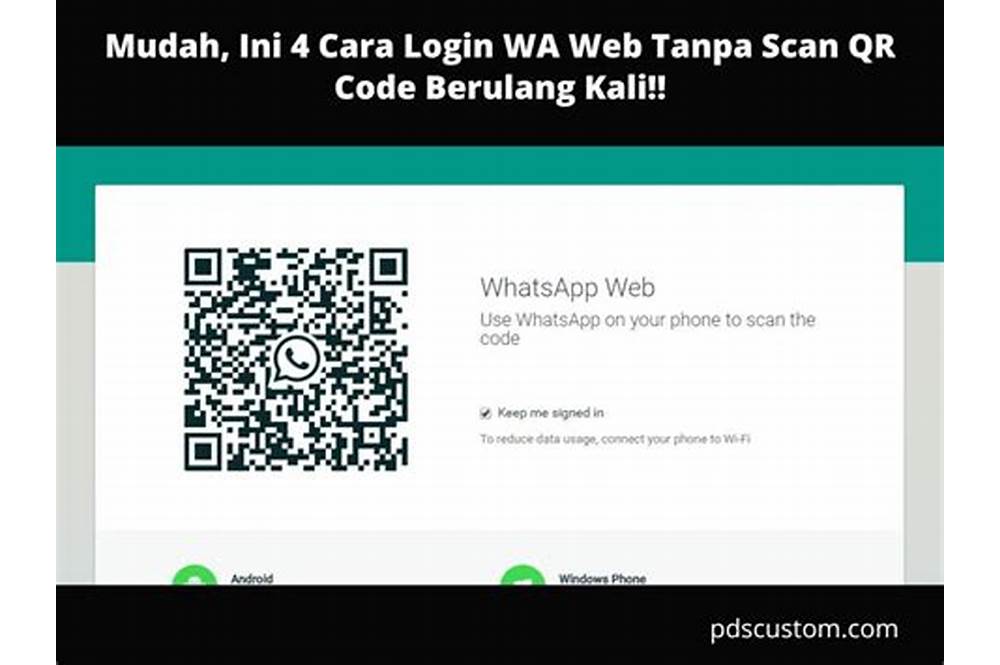 whatsapp web tanpa qr code