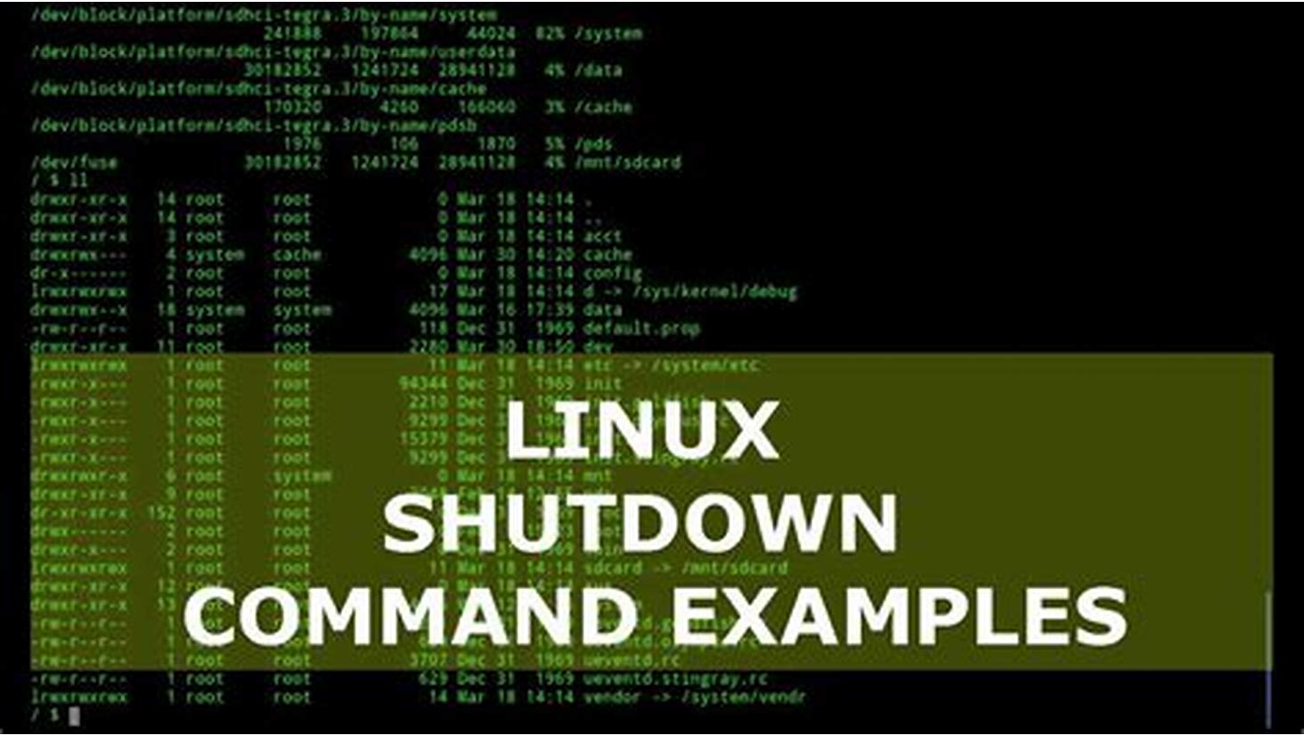 Perintah Shutdown Linux