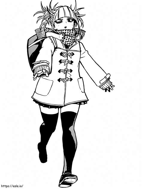 Toga Himiko Drawing Mha Anime Hero Academia Boku Manga Waifu Reference ...