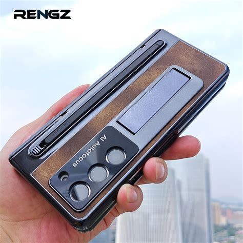 Jual Leather Bracket Pen Slot With Stylus Case For Samsung Galaxy Z