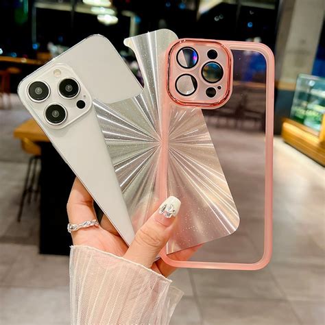 Best Price For New Transparent With Glitter Paper In Phone Case For