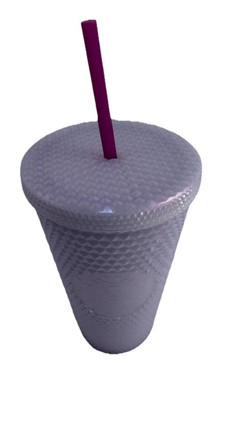 Starbucks Icy Lilac Studded Bling 16 oz Grande Cold Cup Tumbler | eBay