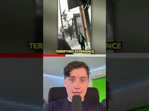 Woman documents a man following her in a public area